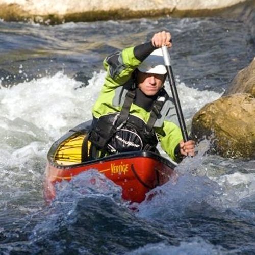 Canoa da torrente - Vertige Adventure - Esquif International Inc. - monoposto / per adulto / rossa