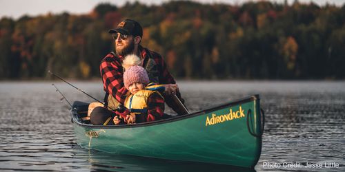 Canoa da escursione - Adirondack - Esquif International Inc. - da pesca / monoposto / per adulto