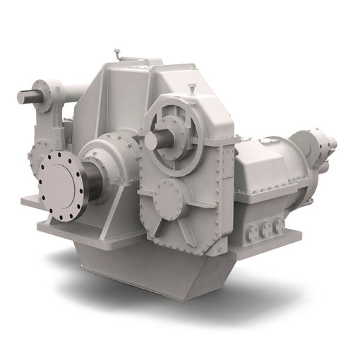 Riduttore per nave - ACG TS 1000 - ACG TS 1700 - Brunvoll - per motore / con frizione idraulica / uscita semplice