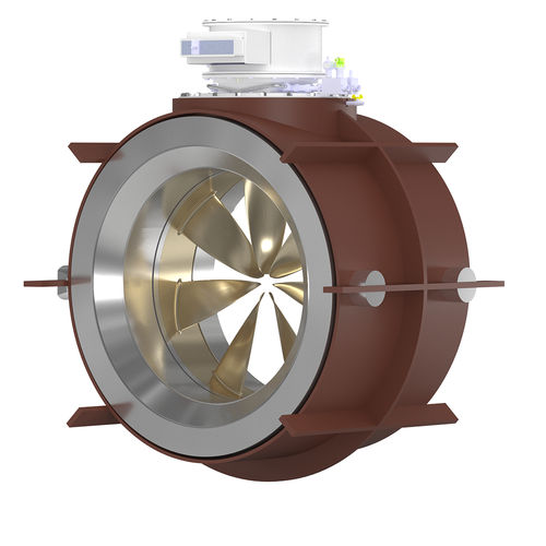 Propulsore azimutale - RDT 800 - Brunvoll - a tunnel / per nave / RIM-drive