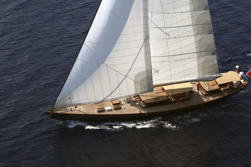 Sailing-superyacht di lusso da crociera - SIMBA - TURQUOISE YACHTS - con 8 cabine / con deck saloon / in legno