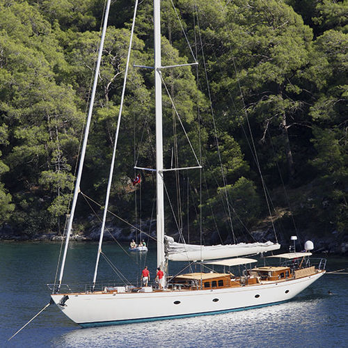 Sailing-superyacht di lusso tradizionale - JAZZ JR - TURQUOISE YACHTS - con 8 cabine / con deck saloon / sloop