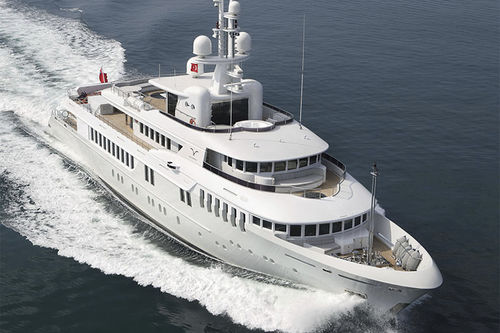 Mega-yacht da crociera - KINTA - TURQUOISE YACHTS - per spedizioni / raised pilothouse / in acciaio
