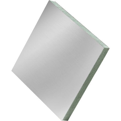Pannello sandwich per pavimento interno - INOX PET - Isoleader s.r.l. - schiuma di polietilene / inox