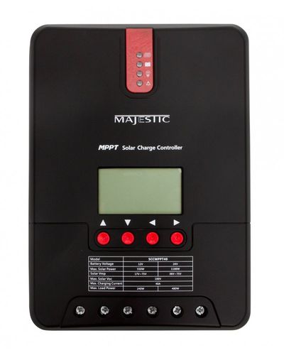Controller di carica per pannello solare - SCCMPPT40 - Majestic - per batteria / per barca / display digitale