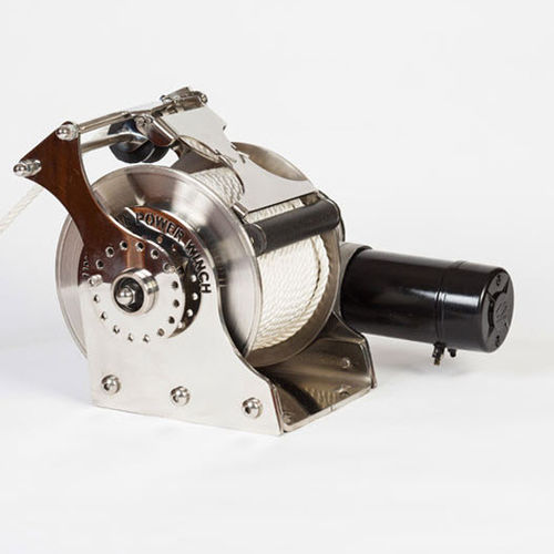 Argano per barca da pesca - UFFW 2200 - Universal Free Fall Winch Pty Ltd - per manovra di ancore / con motore elettrico / a singolo tamburo