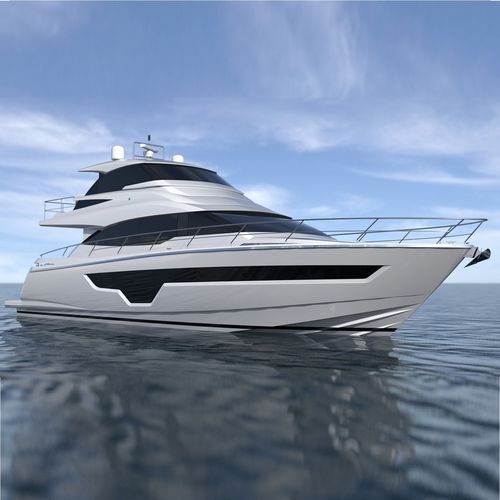 Motor-yacht da crociera - JOHNSON 70 - Johnson Yachts Co, Ltd. - con fly