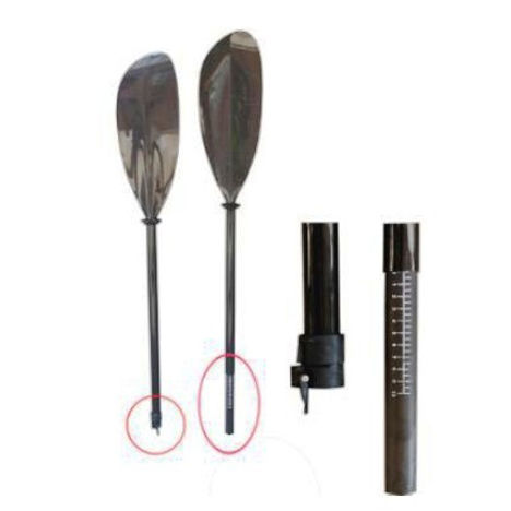 Pagaia per kayak - FIT-CP101 - JINHUA FIT Industry & Development Co., Ltd - da regata / asimmetrica / doppia