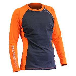 Top lycra a maniche lunghe - RAPID DRY - Sharkskin - per adulti