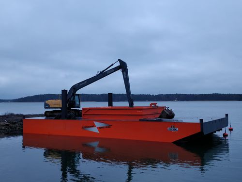 Barca professionale dragatore - FB Pontoons - entrobordo