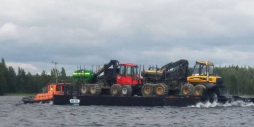 Barca professionale chiatta da lavoro - FB Pontoons