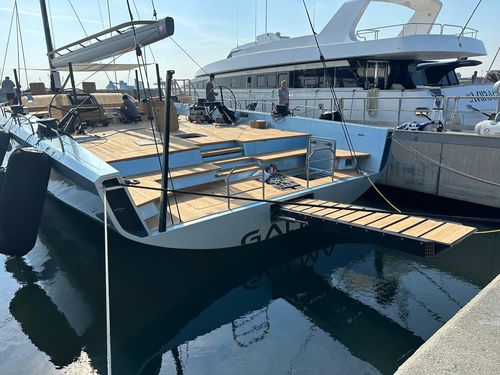 Passerella per barca - D5  - CARBON EQUIPMENT ltd - per yacht / girevole / a scomparsa