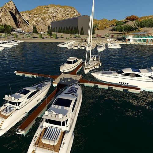 Pontile galleggiante - OFFSHORE  - HSB Marine  - di ormeggio / per marina