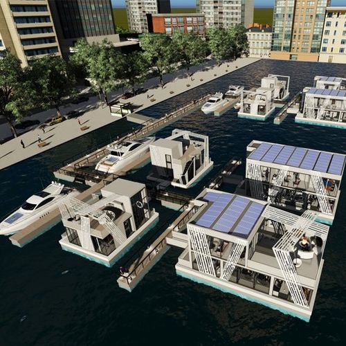 Ufficio galleggiante - HSB Marine 