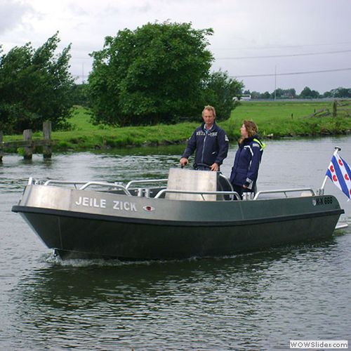 Barca open entrobordo - 666 - Alufleet B.V. - diesel / con console centrale / in alluminio