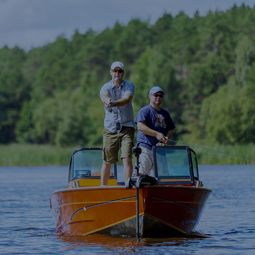Bass boat fuoribordo - 475 EVO - BoatLab LLC - con dual console / da pesca sportiva / in alluminio