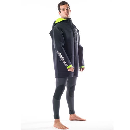 Giacca da navigazione - STRAP Army > Black - SOÖRUZ SURFWEAR COMPANY - per uomo / in neoprene / con capuccio