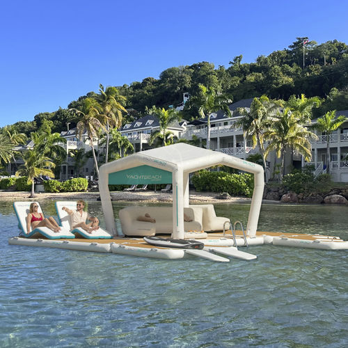 Piattaforma galleggiante - Square Pavilion 3.08 - YACHTBEACH – JetXtender - gonfiabile / per barca / per yacht