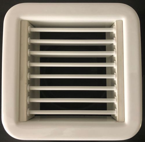 Griglia d'aerazione per barca - PSAG-100-W - MBC MARINE - MARINE AIR CONDITONS SOLUTIONS - per yacht / per nave / in PVC