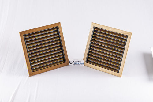 Griglia d'aerazione per barca - MBC MARINE - MARINE AIR CONDITONS SOLUTIONS - per yacht / per nave / in teak