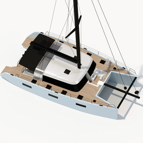 Sailing-yacht catamarano - R6 - Vaan Yachts bv - da crociera / con poppa aperta / con bompresso