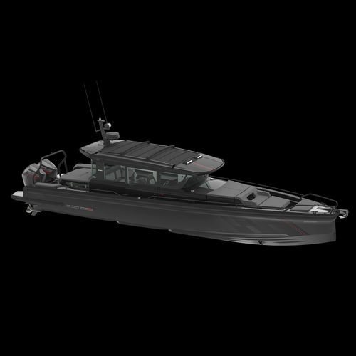 Cabinato fuoribordo - Shadow 900 Spyder Black Ops - Brabus Marine - bimotore / soft-top / max. 12 persone