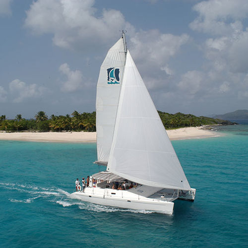 Catamarano - DC45 - Voyage Yachts - da crociera / con 2 cabine / con pozzetto centrale