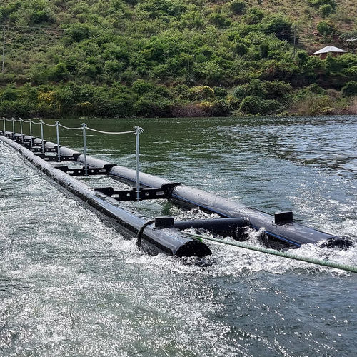 Barriera di protezione - ASAKUA AQUACULTURE & MARINE EQUIPMENTS - galleggiante / per fiume