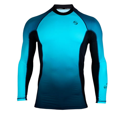 Top lycra a maniche lunghe - Blue Gradient - Platinum Sun
