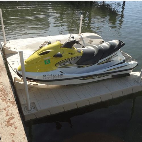 Pontile galleggiante - SLX6 - Wave Armor - per ormeggio a secco / per jet-ski / in plastica