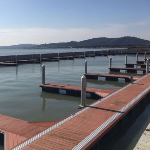 Pontile galleggiante - Shanghai Qihua Waterborne Engineering Construction Co., Ltd - di ormeggio / per marina / in legno