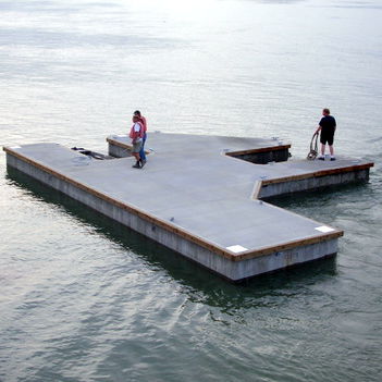 Pontile galleggiante - International Marine Floatation Systems, Inc. (IMFS) - di ormeggio / per marina / su misura
