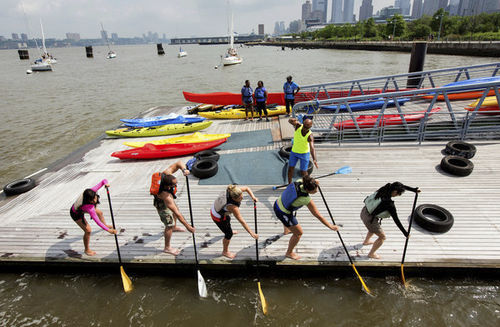 Pontile galleggiante - Pier 66 NYC - International Marine Floatation Systems, Inc. (IMFS) - di ormeggio / per canoa-kayak / in calcestruzzo