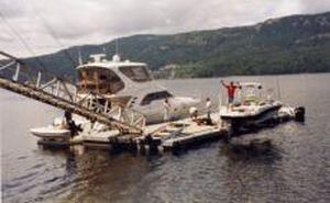Pontile galleggiante - Thow - International Marine Floatation Systems, Inc. (IMFS) - di ormeggio / per yacht / per barca