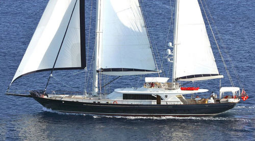 Sailing-superyacht di lusso da crociera - Levantin - EVADNE YACHTS - con 4 cabine / con deck saloon