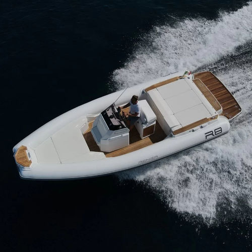 Gommone entrobordo - R8 EFB - RENIER - semirigido / con console centrale / max. 16 persone