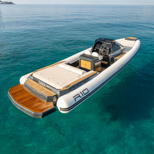 Gommone entrobordo - R10 CABIN EFB - RENIER - semirigido / con console centrale / max. 16 persone