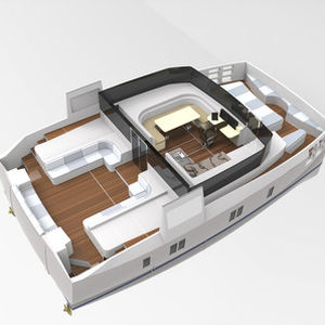 Cabinato catamarano - MAGIC 45 - ARC Yachts - entrobordo / elettrico / con fly