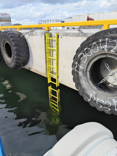 Scaletta per porto - Cantilever - PORT-SAFETY - pieghevole / di sicurezza / per pontile