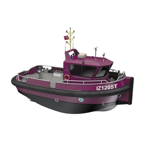 Barca professionale mini rimorchiatore - IZ 1205 HDPE T - Izmir Shipyard - entrobordo / in PEHD