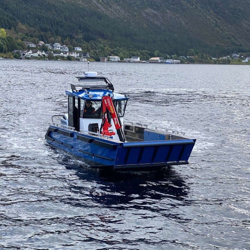 Barca professionale imbarcazione di servizio - OXpro AL8 SC - Hatløy Maritime AS - fuoribordo / in alluminio