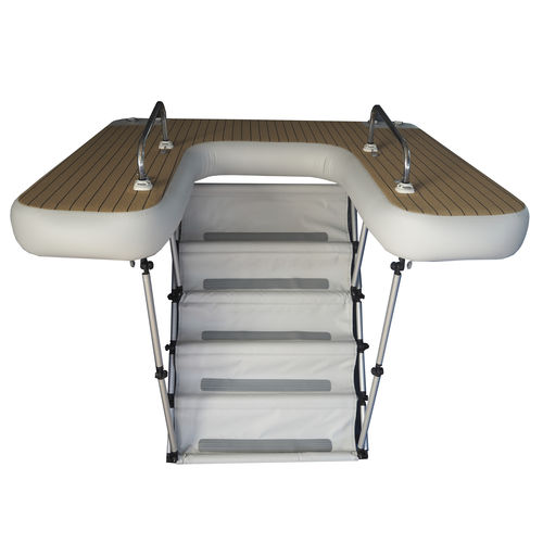 Scaletta per yacht - Infinity Air Stairs - SEARAFT - pieghevole / mobile / da bagno
