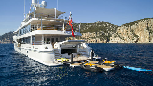Piattaforma per jet-ski - SEARAFT - galleggiante / gonfiabile / per yacht