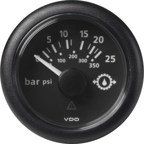 Indicatore per barca - ViewLine - VERATRON - di pressione d'olio / analogico / per trasmissione