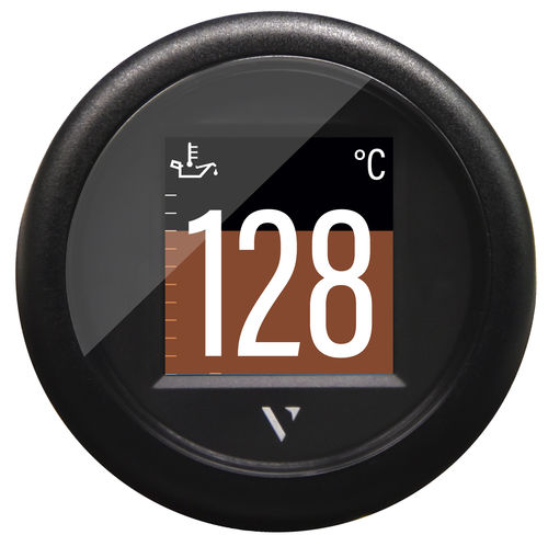 Indicatore per barca - VL Flex 52 - J1939 Black - VERATRON - per nave / di livello / di temperatura d'olio