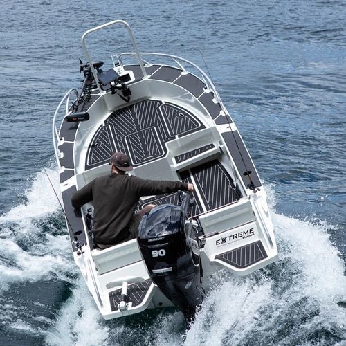 Barca open fuoribordo - 1770 Enduro - Extreme Boats EU Ltd. - con console laterale / da pesca sportiva / in alluminio