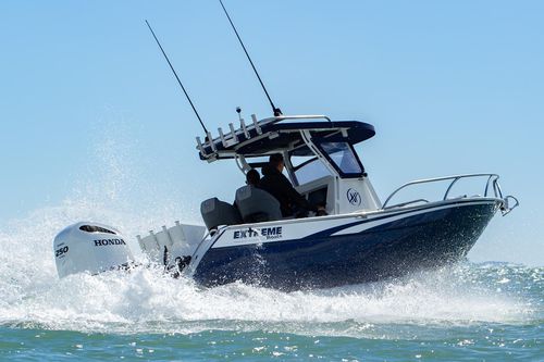 Barca open fuoribordo - 745 CC - Extreme Boats EU Ltd. - con console centrale / da pesca / in alluminio