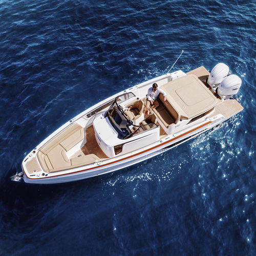 Day cruiser fuoribordo - STERK 31 RC - MS Marine GmbH - bimotore / open / hard-top