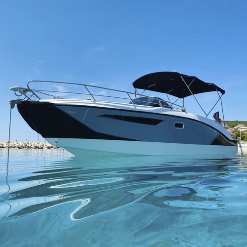 Cabin-cruiser fuoribordo - Dylet 85 - Cantiere Nautica Trimarchi Srl - open / max. 9 persone / con prendisole