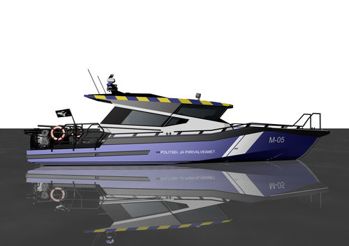 Patrol boat - AO12  - Larsen Boat Yard - nave di ricerca e salvataggio / entrobordo / fuoribordo